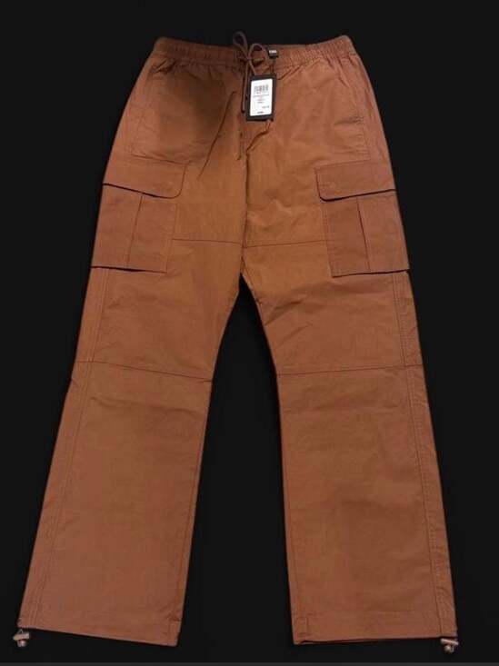 CSG Other - CSG Men's Brown Cargo Pants with Drawstring Waist